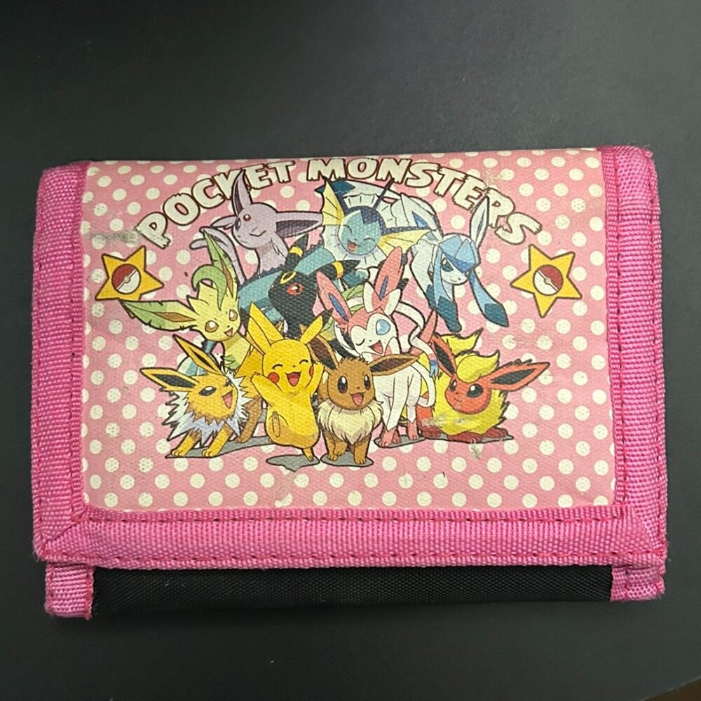 Pokemon Pocket Monsters Compact Wallet Pikachu & Eevee Friends 2013